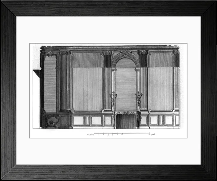 Framed Print : Palais Royal Interiors Framed Print : Palais Royal Interiors
