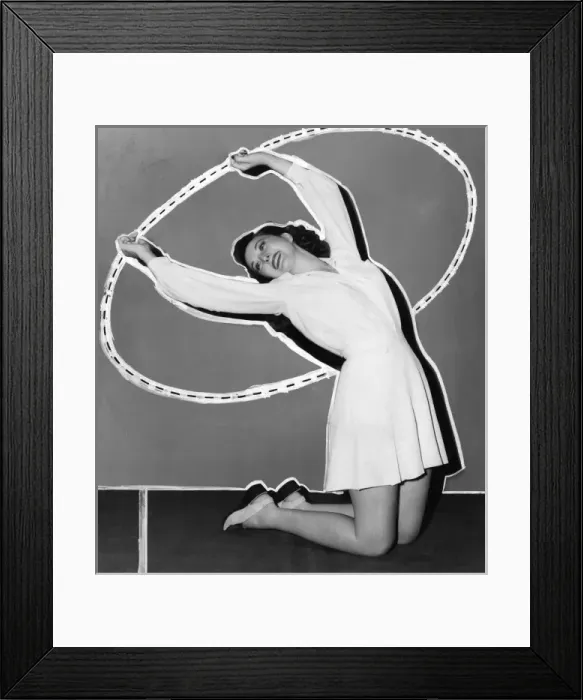 Framed Print : Waist Exercises 1940S Framed Print : Waist Exercises 1940S