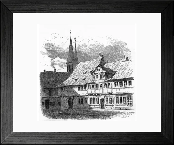 Framed Print : Friedrich Gauss Birthpl Framed Print : Friedrich Gauss Birthpl