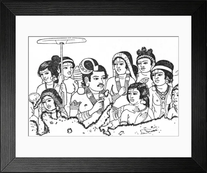 Framed Print : Ancient Brahmans Framed Print : Ancient Brahmans