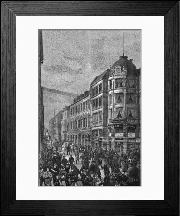 Framed Print : Copenhagen Street Scene Framed Print : Copenhagen Street Scene