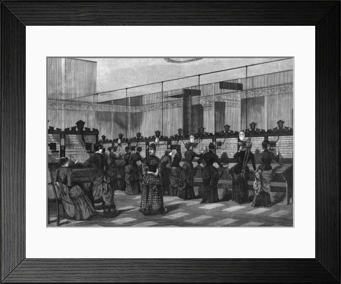 Framed Print : Copenhagen Phone Exchang Framed Print : Copenhagen Phone Exchang