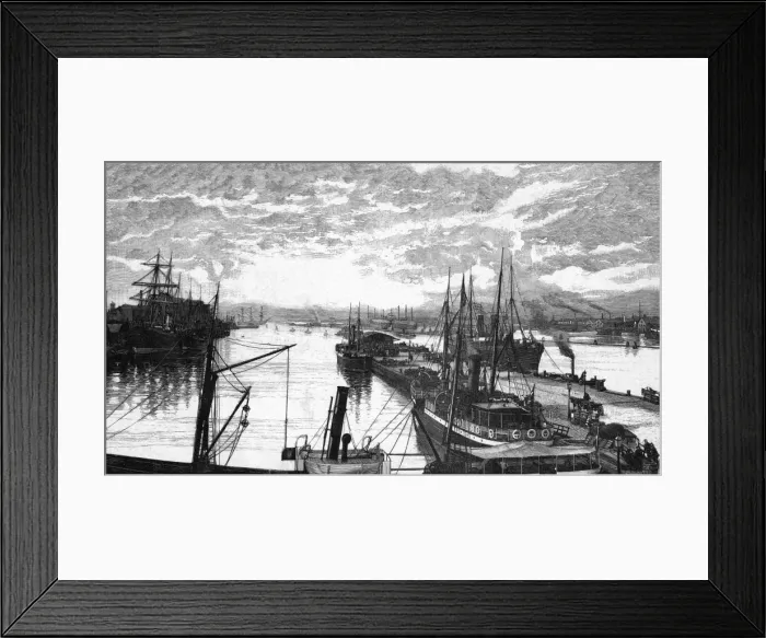 Framed Print : Copenhagen Harbour