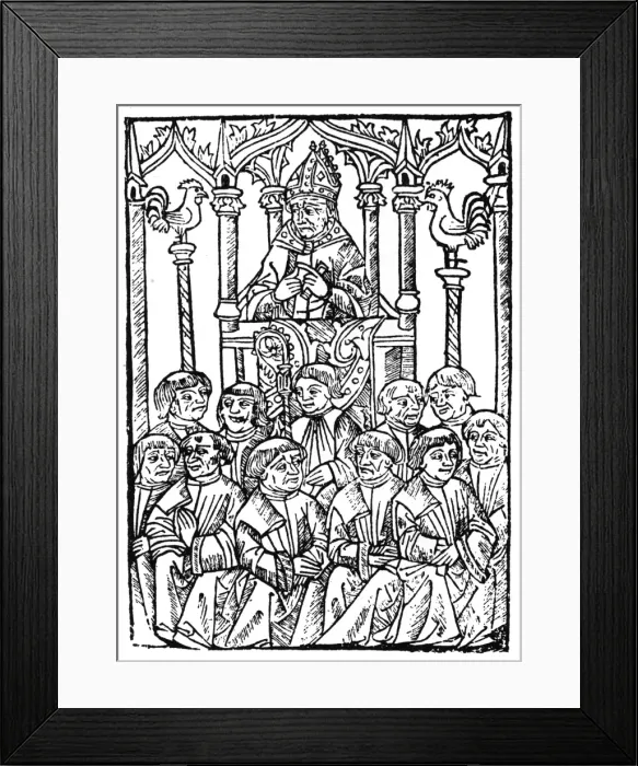 Framed Print : Bishop Preaching Framed Print : Bishop Preaching