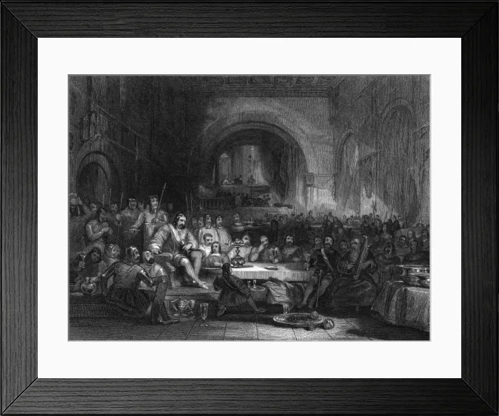 Framed Print : Llywelyn Banqueting Framed Print : Llywelyn Banqueting
