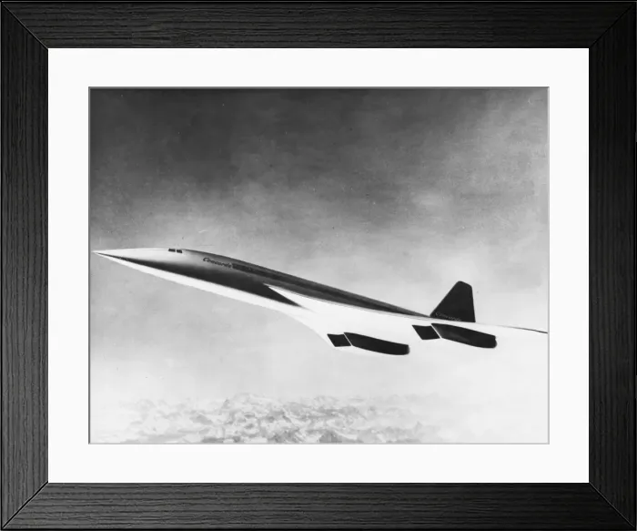 Framed Print : Concorde in Flight Framed Print : Concorde in Flight