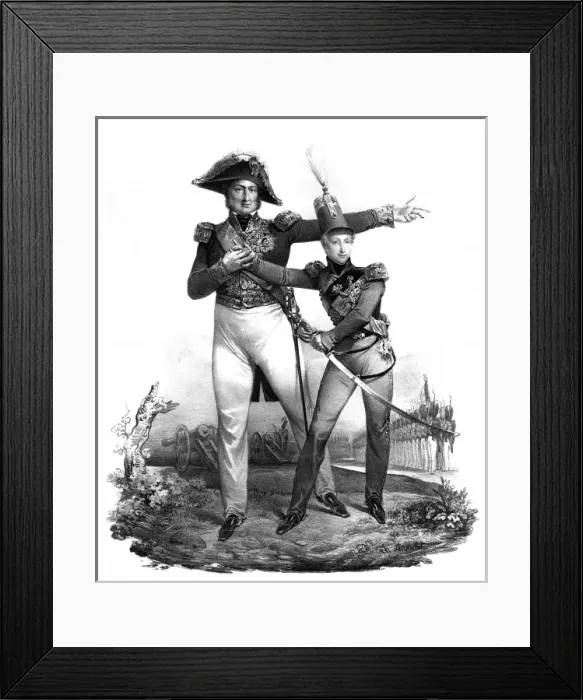 Framed Print : Louis-Philippe & Son Framed Print : Louis-Philippe & Son