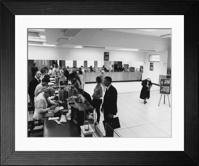 Framed Print : MODERN POST OFFICE Framed Print : MODERN POST OFFICE