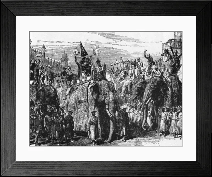 Framed Print : Edward Vii / India Framed Print : Edward Vii / India