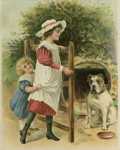 Children and Bulldog