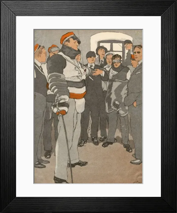 Framed Print : German Student Duel 1933 Framed Print : German Student Duel 1933