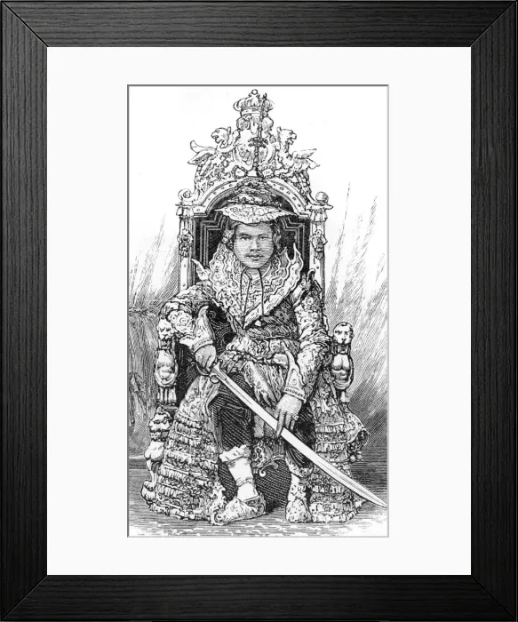 Framed Print : THEEBAW (1858 -1916) Framed Print : THEEBAW (1858 -1916)