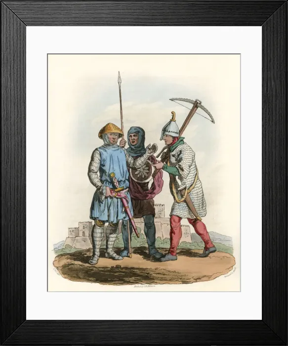 Framed Print : Soldiers of Henry III Framed Print : Soldiers of Henry III