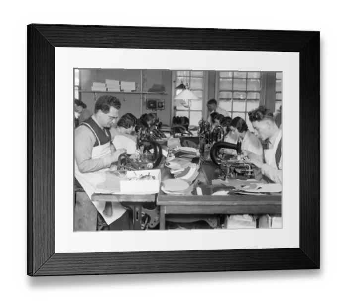 Framed Print : Making Handbags Framed Print : Making Handbags