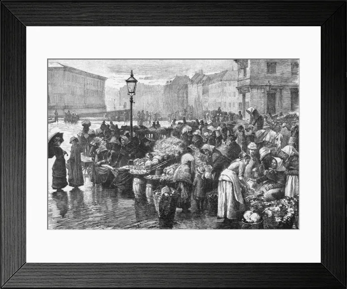 Framed Print : Danish Veggie Market Framed Print : Danish Veggie Market