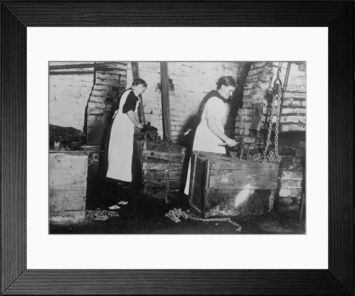 Framed Print : Female Blacksmiths Framed Print : Female Blacksmiths