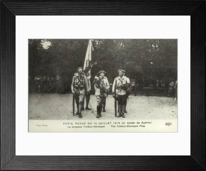 Framed Print : Czech Troops - Bastille Day Parade, Paris, France Framed Print : Czech Troops - Bastille Day Parade, Paris, France