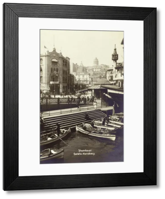 Framed Print : Karakoy, Istanbul, Turkey - The Moorings Framed Print : Karakoy, Istanbul, Turkey - The Moorings
