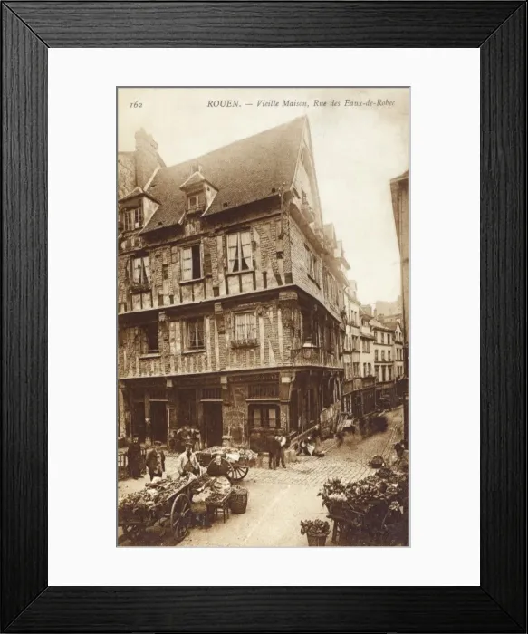 Framed Print : The Old House - Rouen Framed Print : The Old House - Rouen