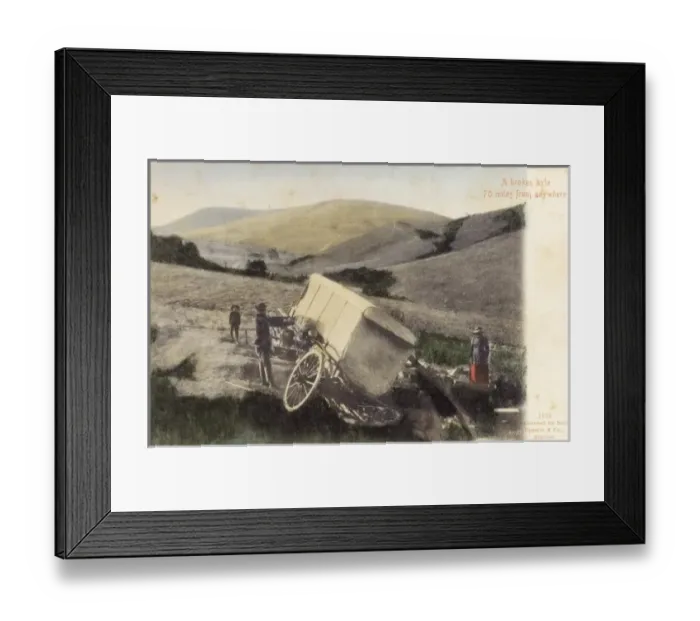 Framed Print : Broken Axle - South Africa Framed Print : Broken Axle - South Africa
