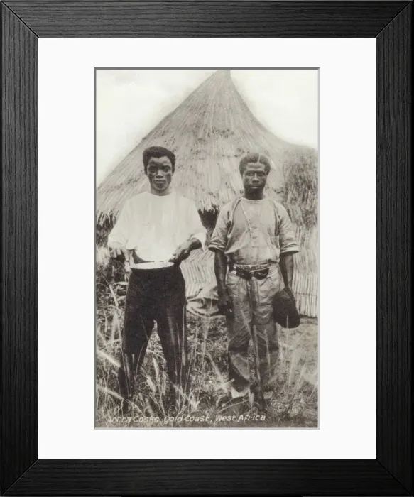 Framed Print : Local cooks at Accra, Ghana, West Africa Framed Print : Local cooks at Accra, Ghana, West Africa
