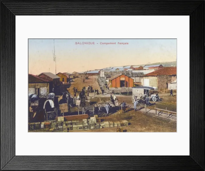 Framed Print : French camp - Thessaloniki Framed Print : French camp - Thessaloniki