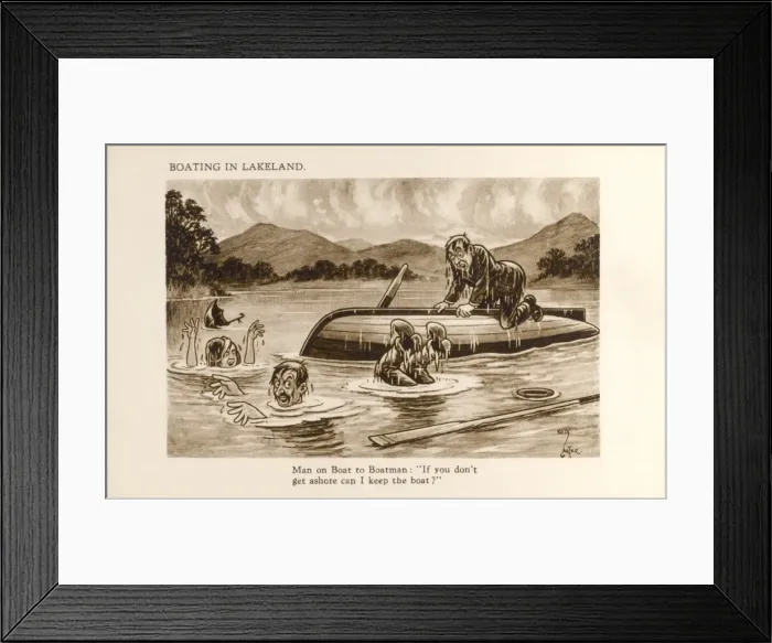 Framed Print : Boating in Lakeland Framed Print : Boating in Lakeland