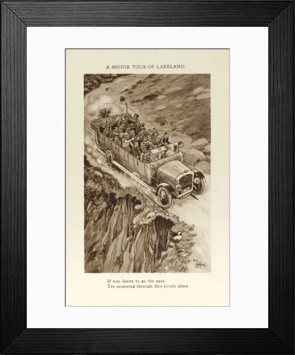 Framed Print : A Motor Tour of Lakeland Framed Print : A Motor Tour of Lakeland