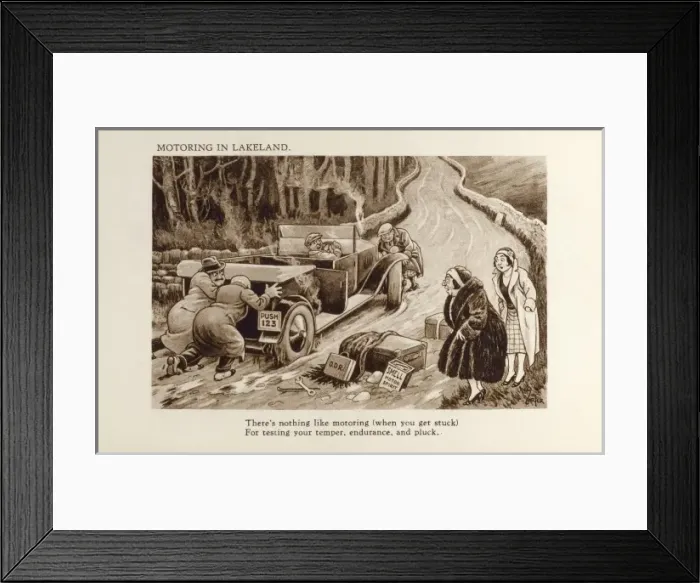 Framed Print : Motoring in Lakeland Framed Print : Motoring in Lakeland