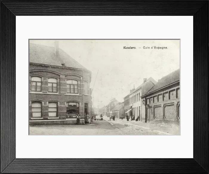 Framed Print : Roulers, Belgium - Spanish Corner Framed Print : Roulers, Belgium - Spanish Corner