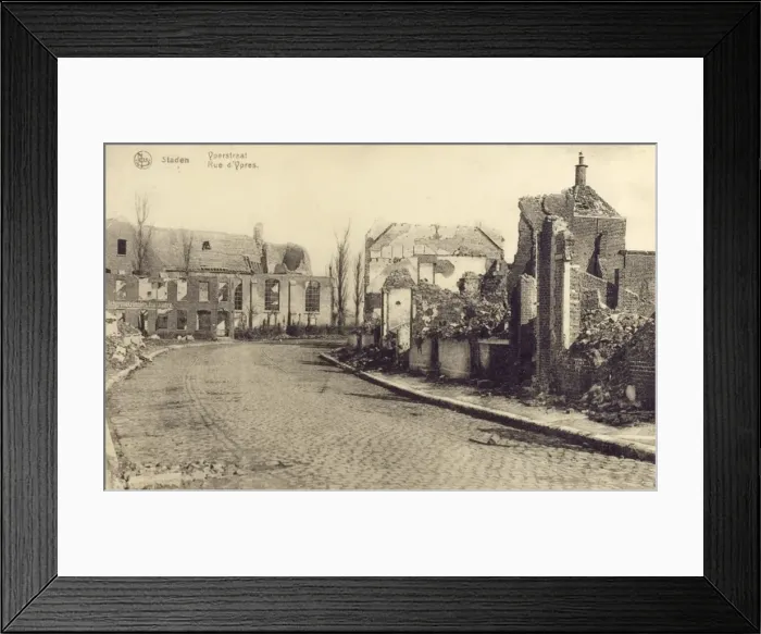 Framed Print : Staden, Belgium - the Ypres Road Framed Print : Staden, Belgium - the Ypres Road