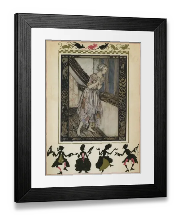 Framed Print : Cinderella by Arthur Rackham Framed Print : Cinderella by Arthur Rackham