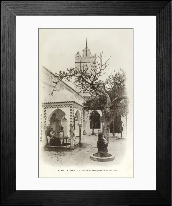Framed Print : Courtyard - The Great Mosque of Algiers Framed Print : Courtyard - The Great Mosque of Algiers
