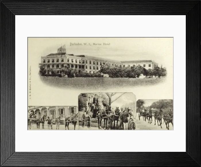 Framed Print : Barbados. The West Indies Hotel, Barbados Framed Print : Barbados. The West Indies Hotel, Barbados