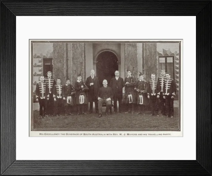 Framed Print : Musical Boys Tour of Australasia Framed Print : Musical Boys Tour of Australasia