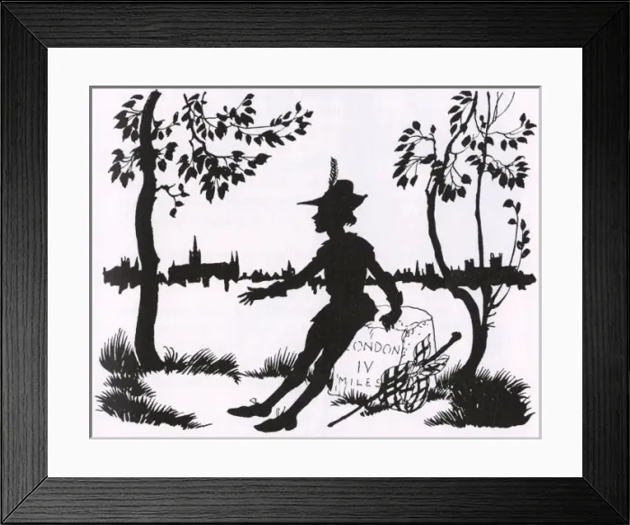 Framed Print : Dick Whittington by Arthur Rackham Framed Print : Dick Whittington by Arthur Rackham