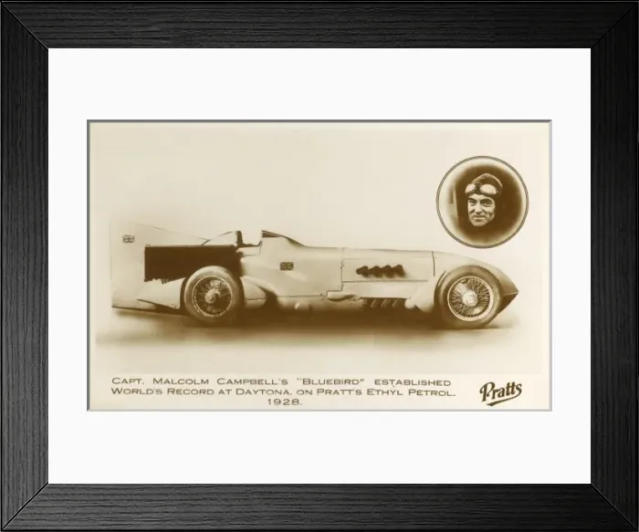 Framed Print : Malcolm Campbell and Bluebird Framed Print : Malcolm Campbell and Bluebird