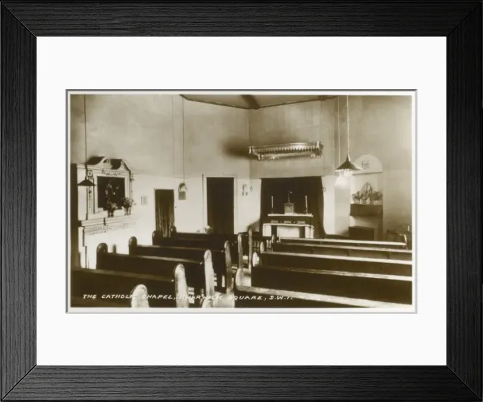 Framed Print : Interior of the Catholic Chapel, Warwick Square Framed Print : Interior of the Catholic Chapel, Warwick Square