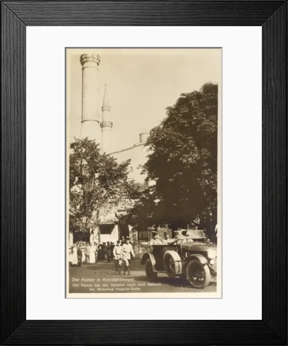 Framed Print : Kaiser Wilhelm II in Constantinople (2 / 2) Framed Print : Kaiser Wilhelm II in Constantinople (2 / 2)