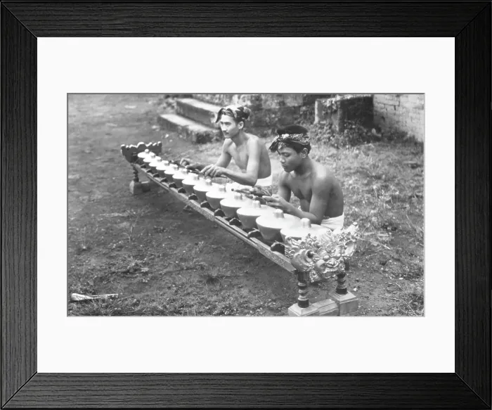 Framed Print : Bonang Players - Bali Framed Print : Bonang Players - Bali