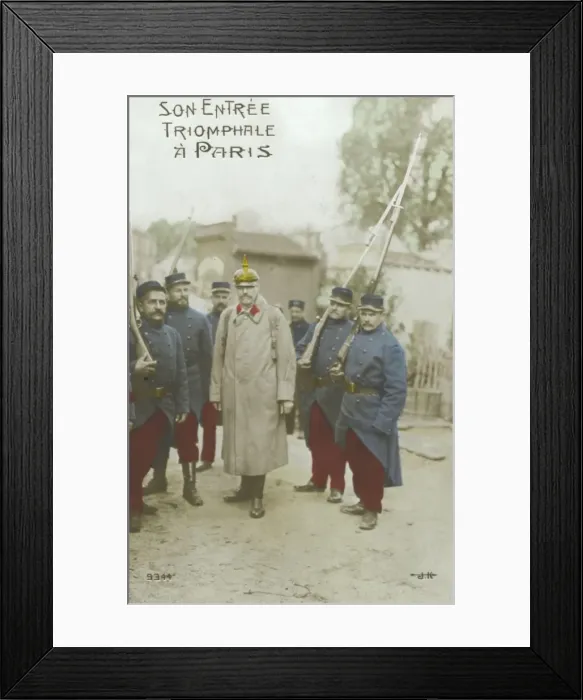 Framed Print : Captured German officer in Paris Framed Print : Captured German officer in Paris