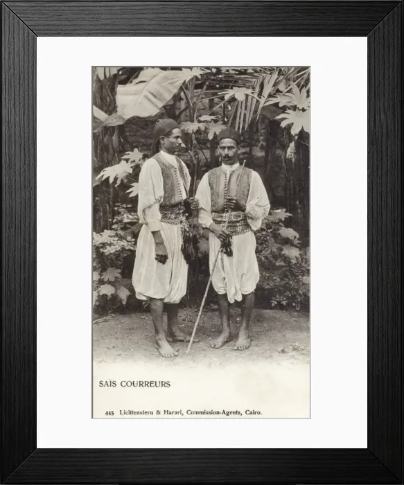 Framed Print : Egypt - Runners / Messangers Framed Print : Egypt - Runners / Messangers