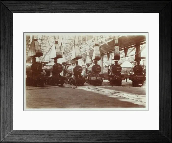 Framed Print : Running Shed - GWR Railway at Old Oak Common Framed Print : Running Shed - GWR Railway at Old Oak Common