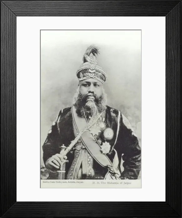 Framed Print : The Maharaja of Jaipur Framed Print : The Maharaja of Jaipur