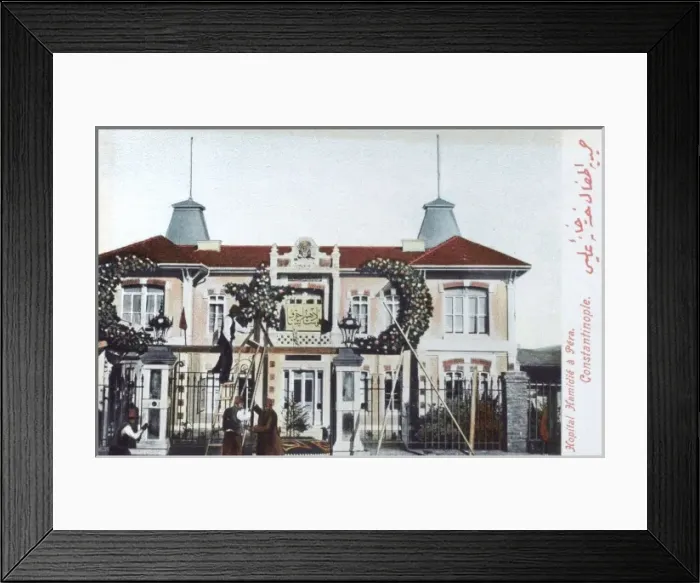 Framed Print : Opening of the Sultan Hamidie Hospital, Pera Framed Print : Opening of the Sultan Hamidie Hospital, Pera