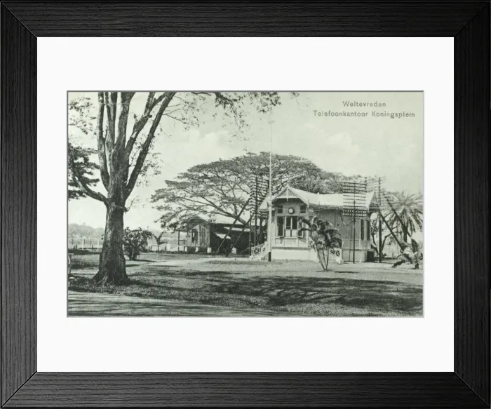 Framed Print : Indonesia - Jakarta - The Telephone Exchange Framed Print : Indonesia - Jakarta - The Telephone Exchange