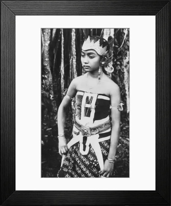 Framed Print : Javanese Girl Dancer Framed Print : Javanese Girl Dancer