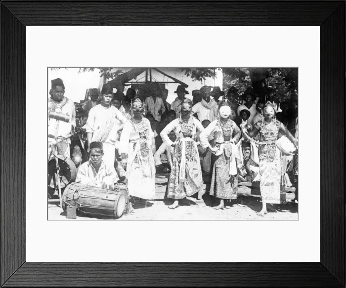 Framed Print : Javanese Dancers Framed Print : Javanese Dancers