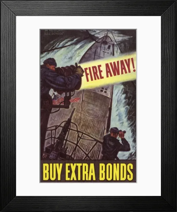 Framed Print : US War Bonds Framed Print : US War Bonds