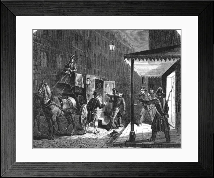Framed Print : Assassination of Duc de Berry Framed Print : Assassination of Duc de Berry